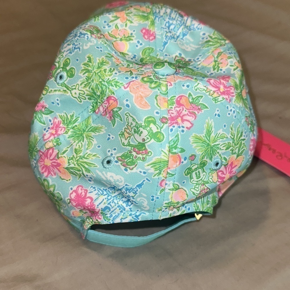 NWT RARE Lilly Pulitzer x Disney Baseball Hat - Picture 2 of 8